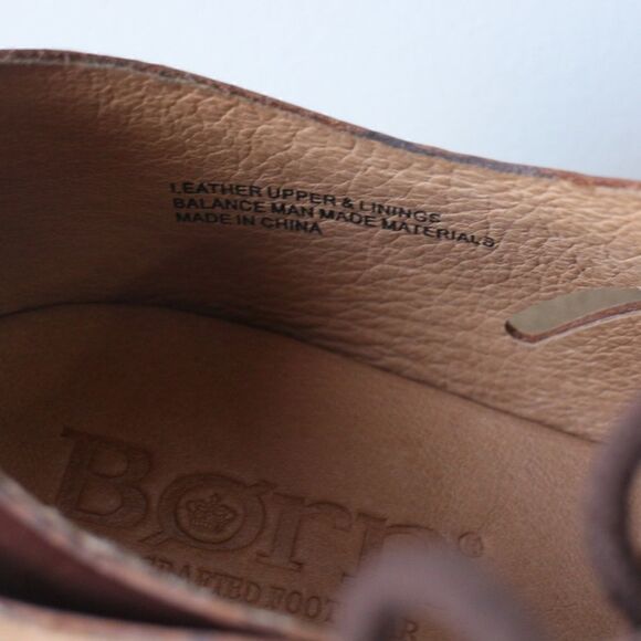 WORN ONCE BORN JAKOB CUT OUT LACE UP SHOES  SZ 9.5 - Picture 5 of 8